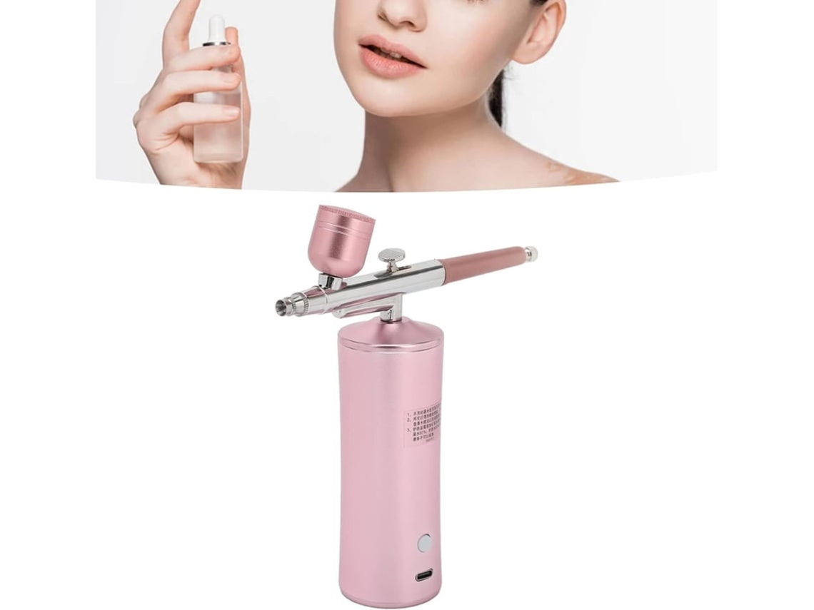 Dispositivo Portátil Recarregável De Injeção De Oxigênio Obtenha Uma Maquiagem Facial Impecável Com Uma Caneta Spray Aerógrafo! Rosa Yizhood