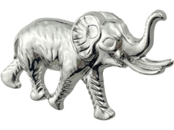 Puxador De Armário Em Formato Elefante, Em Latão Maciço, Para Gavetas, Portas E Guarda Roupas, Com Acabamento Em Cobre