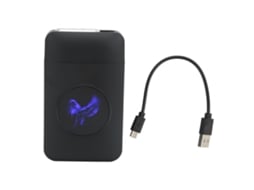 Estuche De Cigarrillos Con Encendedor Multifunción Carga Usb Patrón Águila Mate Para Hombre Hogar Negro