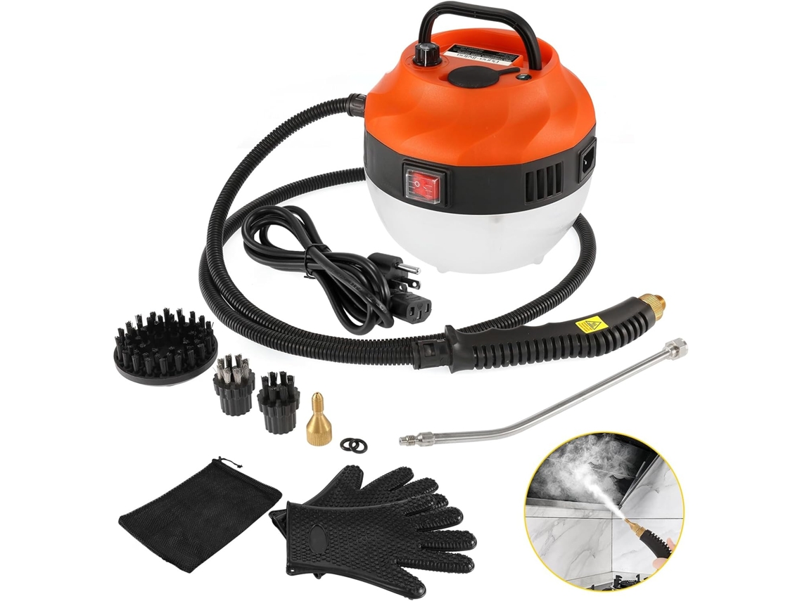 Lavadora a Vapor 2500 W BRILVIBERA com Reservatório 4 L