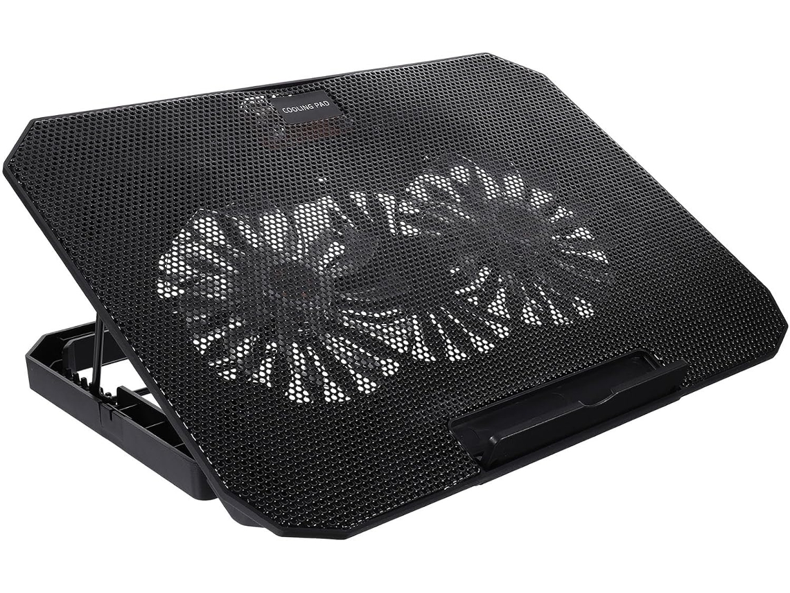 Resfriador Usb Para Computador Notebook Polegadas Suporte Em Abs Duplo Ventilador Silencioso