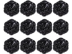 Conjunto de 12 espelhos de bolso duplos rosa, em plástico e vidro, leves.