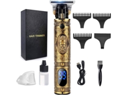 Máquina de barbear Brostyle profissional recarregável tela LED lâmina T