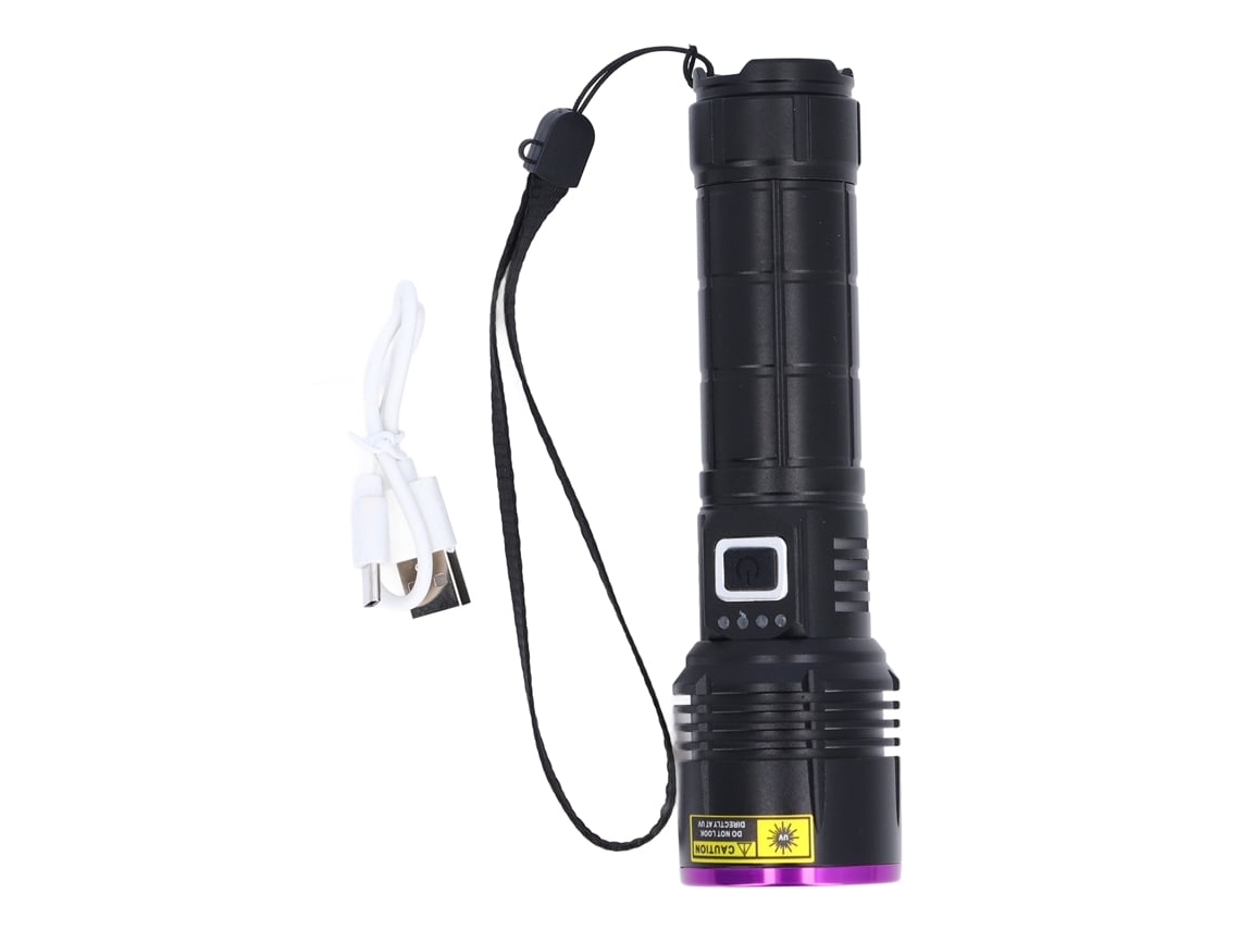 2026 lanterna Uv 365nm Recarregável Usb Tocha Ultravioleta Detector de Urina de Mascotas Cura de Resina Pesca Minerais Escorpião