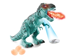 Brinquedo De Dinossauro Elétrico Andante Com Projeção, Névoa E Ação De Colocar Ovos