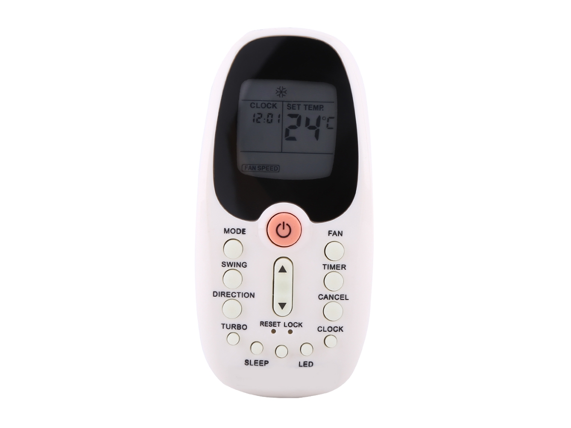 Aetheria controle Remoto de Ar Condicionado Substituto para Midea R06/bge Branco 11cm