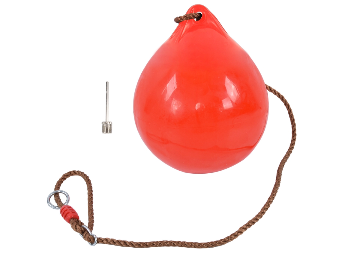 Balanço Inflável em Bola, 29cm, Vermelho, com Corrente CHABERLU