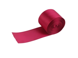 Fita de cetim de seda dupla face 2026, vermelho vinho, para artesanato, embrulho de presentes, decoração de casamentos e festas.