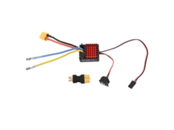 Controlador De Velocidade Elétrica Brushless Para Carro Rc Com Conector Xt60 Em Plástico E Liga De Alumínio