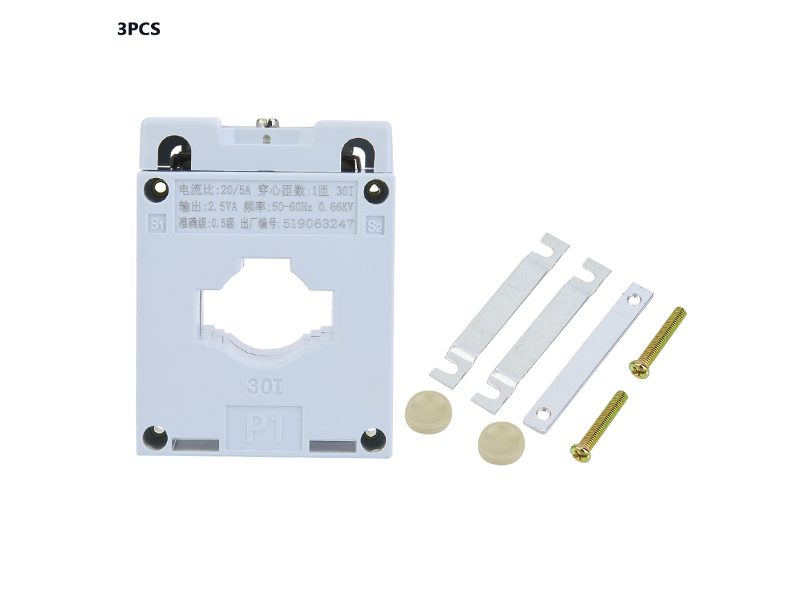 Transformador de Corrente BH 0.66 0.66kv 0.5 50 60hz com Suporte Plástico