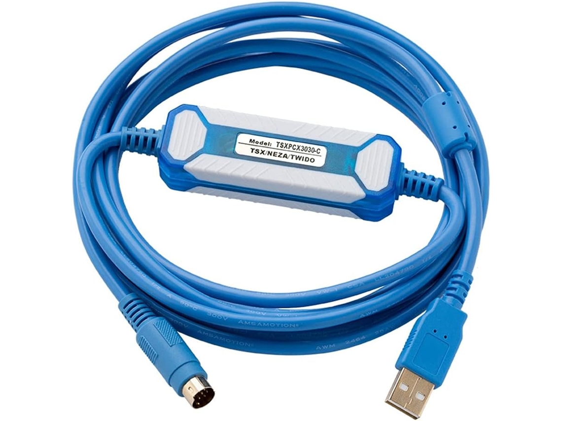 Cabo De Programação E Descarga Plc Twido Tsxpcx3030-c Azul