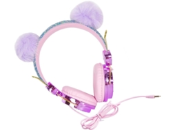 Balacoo Casque Audio Couleur Aléatoire Com Microfone Matériau Abs Contrôle Du Volume, Compatível Ordinateur