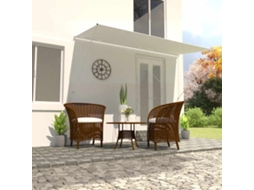 Vidaxl Toldo Retrátil 400x150 Cm Creme