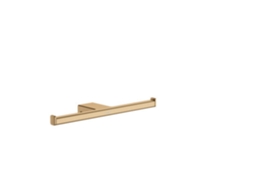 HANSGROHE Addstoris Suporte Duplo para Rolos de Papel 41748 Cor: Bronze Polido