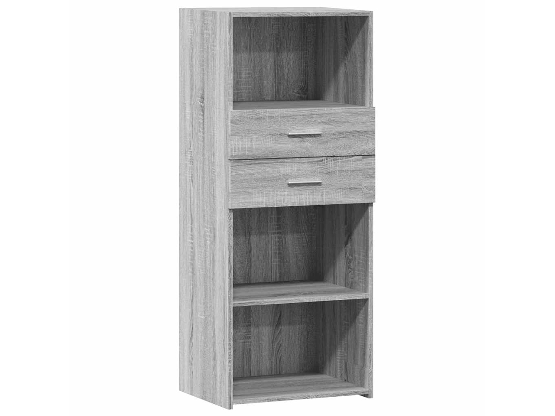 Armário Alto Derivados de Madeira Cinza Sonoma MAISON EXCLUSIVE 50x42,5x124 cm
