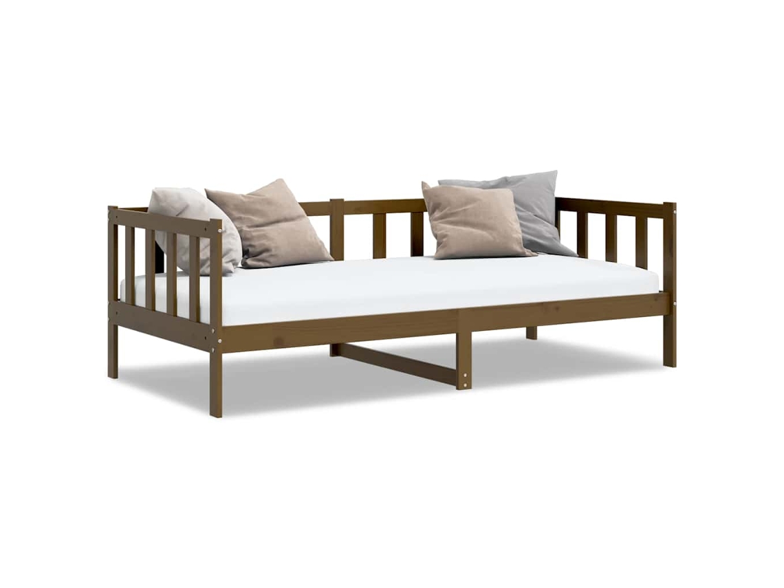 Sofá Cama MAISON EXCLUSIVE em Madeira de Pinho Maciça (90x200 cm)