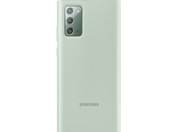Capa SAMUNG Galaxy Note 20 Clear View Verde
