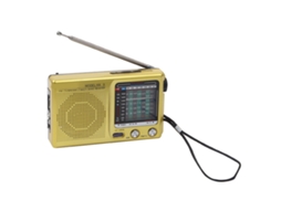 Radio Portátil De Banda Completa Digital Retro Multifunción Grabadora Mini Receptor De Radio