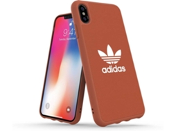 Capa iPhone XS Max ADIDAS Moulded Canvas Castanho