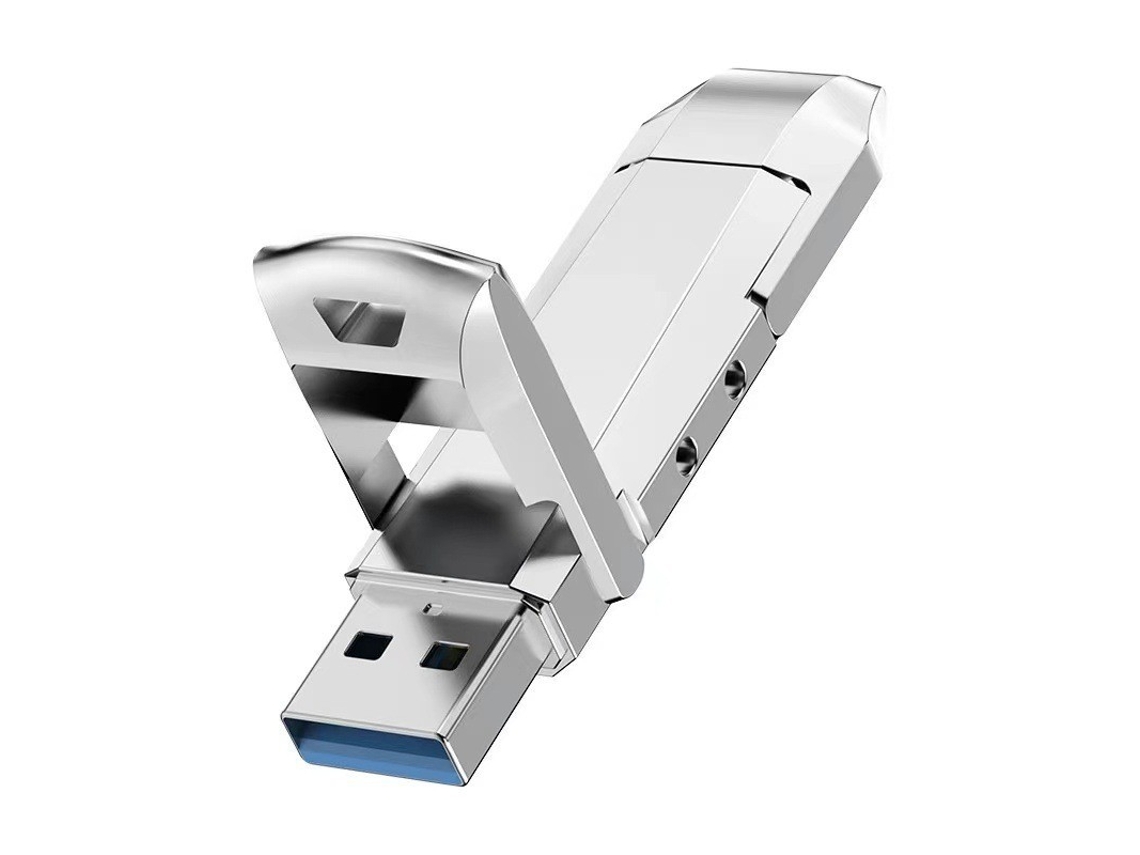 Pen Usb 2.0 Duplo Metal 16gb - Eifson