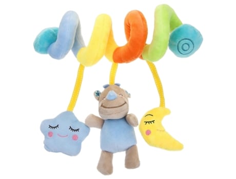 Baby Crib Hanging Spiral Toy Cartoon Baby Crib Wrap Toy Stroller Hanging Toy Zmfsecqnb
