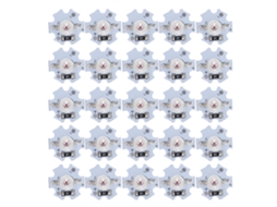 25 peças Chips LED Alta Potência 3W 5V 200lm 620 625nm para DIY | S/MARCA