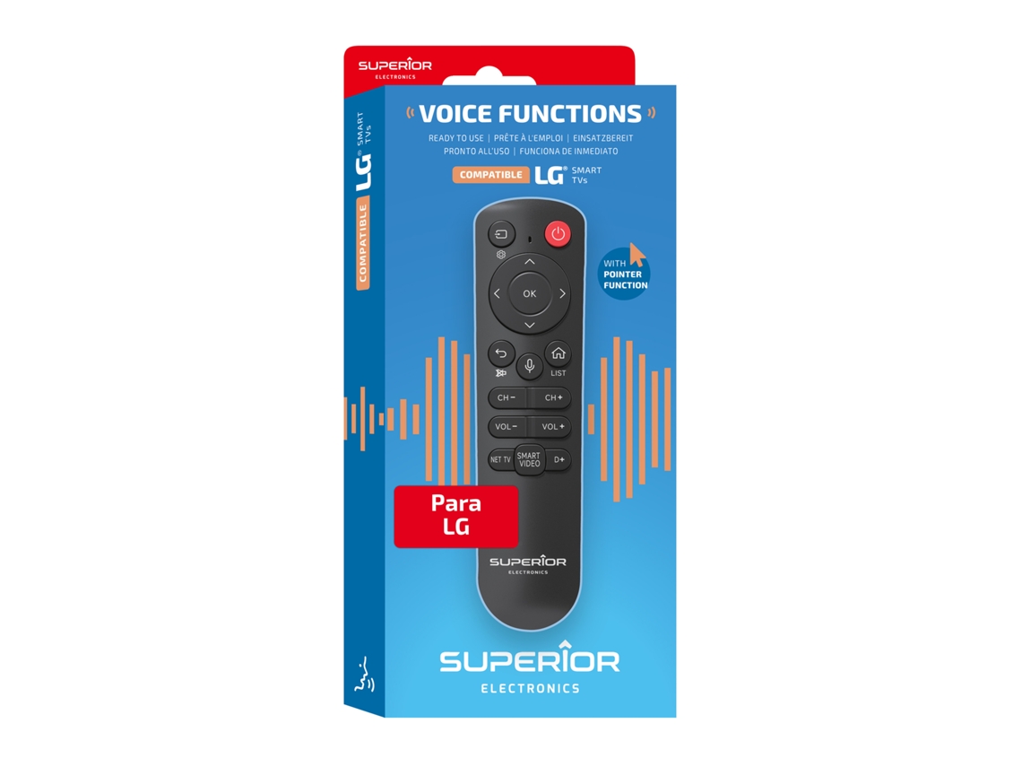 Comando SUPERIOR LG Smart Voz SUPTBB001 (Preto)