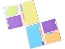 Conjunto De 2 Blocos-notas Autocolantes Em Papel, Práticos E Fáceis De Transportar, Carnet De Conception