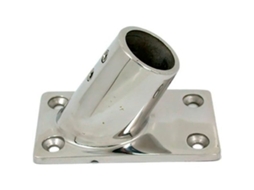 Base Rectangular 60º Prateadogoldenship