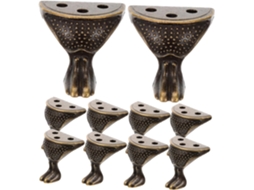 Conjunto De 10 Pés Liga Zinco Para Móveis, Descanso De Mesa E Cadeira, Base Decorativa Para Sala De Estar E Cozinha
