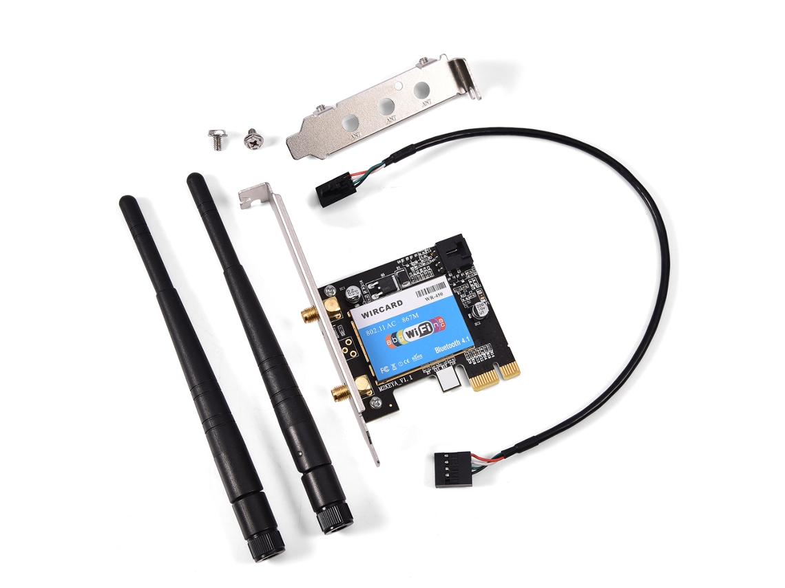 Placa De Rede Sem Fio (banda Dupla 2.4g/5g, Bluetooth 4.0)