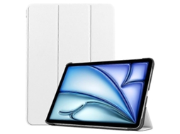 Capa Compatível Com Ipad Air 11 / (2024) Em Couro Pu Suporte Triplo E Proteção Inteligente. Tuotuo (2025)