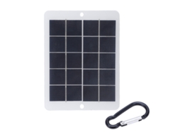 Painel Solar De Carga 3w 5v De Silício Monocristalino Para Luz Led E Power Bank