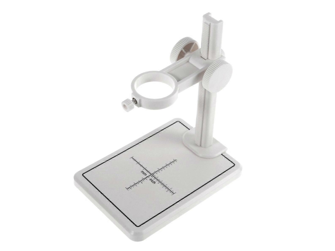 Suporte Para Microscópio Com Escala Ajustável E Suporte De Fixação Branco Nostalgia88