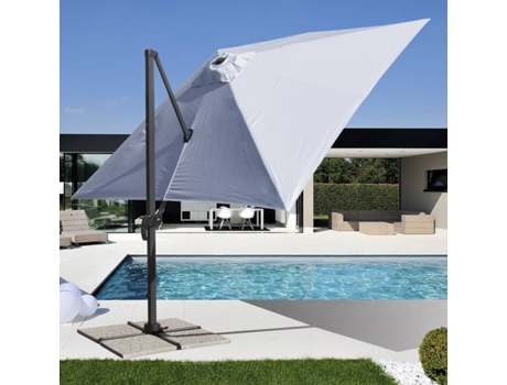 Guarda-Sol de Jardim ELIOS PARASOLS Quadrado Alumínio Paradise (3x2m)