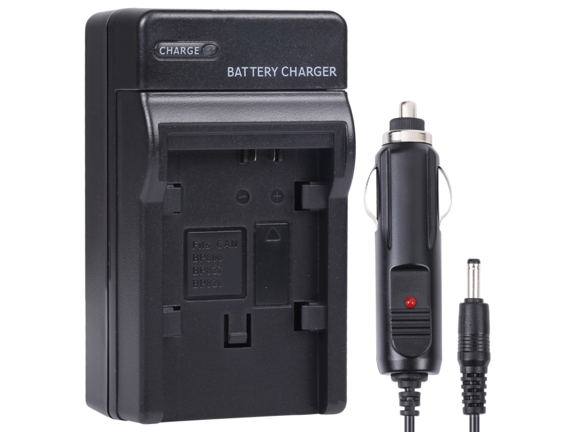 Carregador HALINUIA para Canon Bp 808 com Usb, Led e Proteção