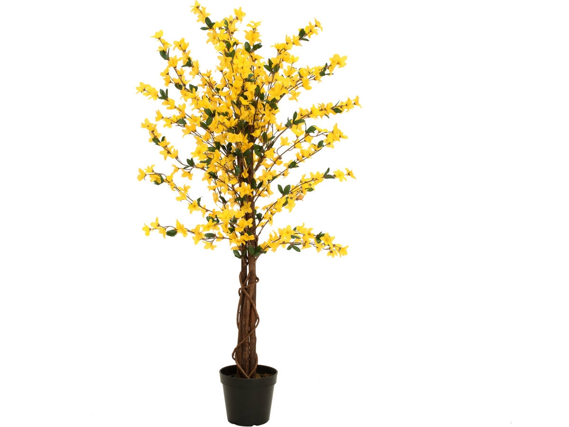 Planta Artificial EUROPALMS Forsythia (Amarelo - 120 cm)