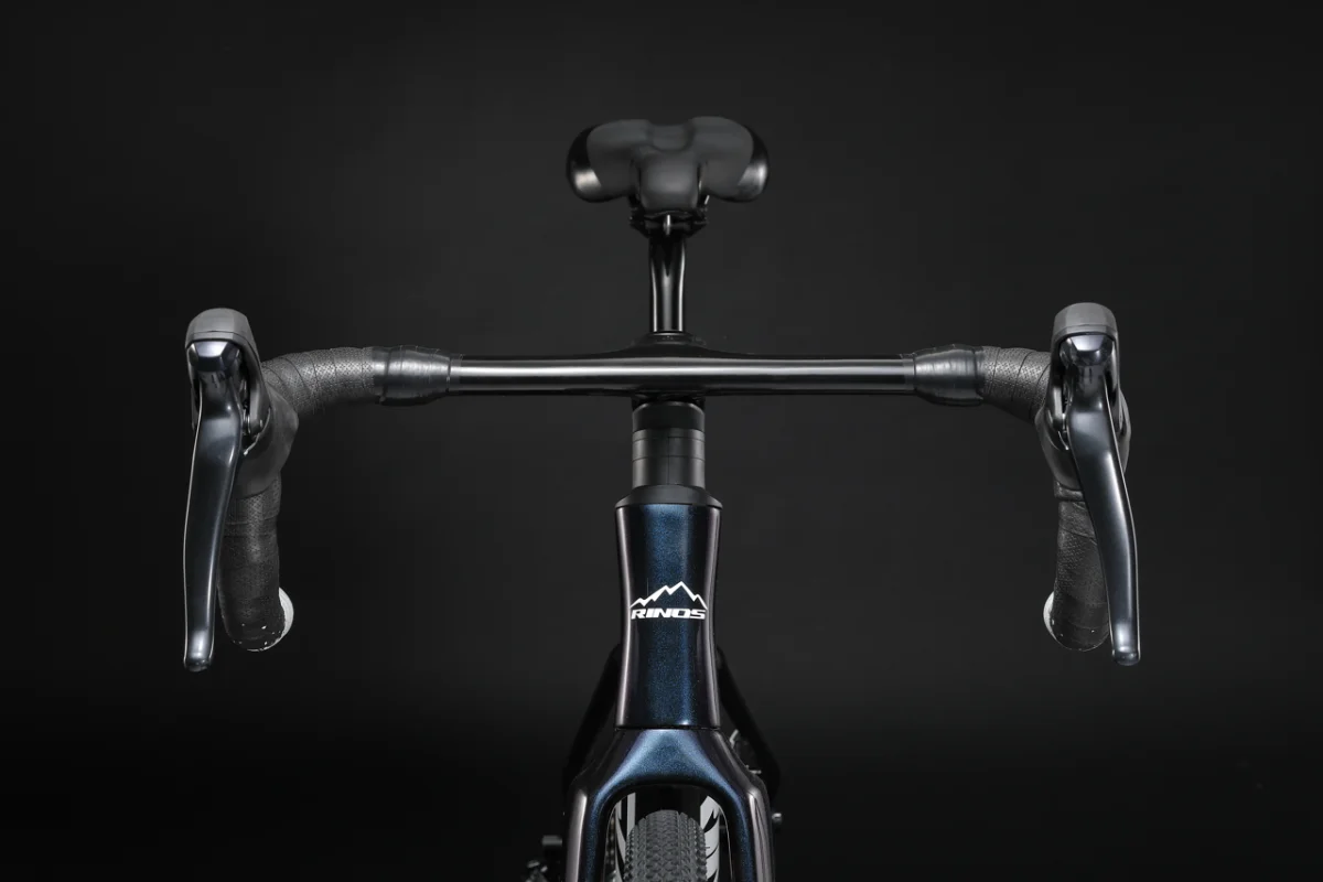 Bicicleta de cascalho de carbono RINOS Sandman3.0 Shimano R7000 Azul 50 cm