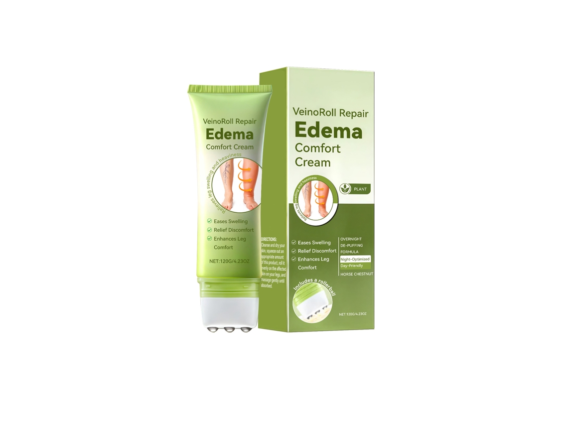 Creme Hidratante Suave para Pernas com Massagem Roller Cuidado Diário