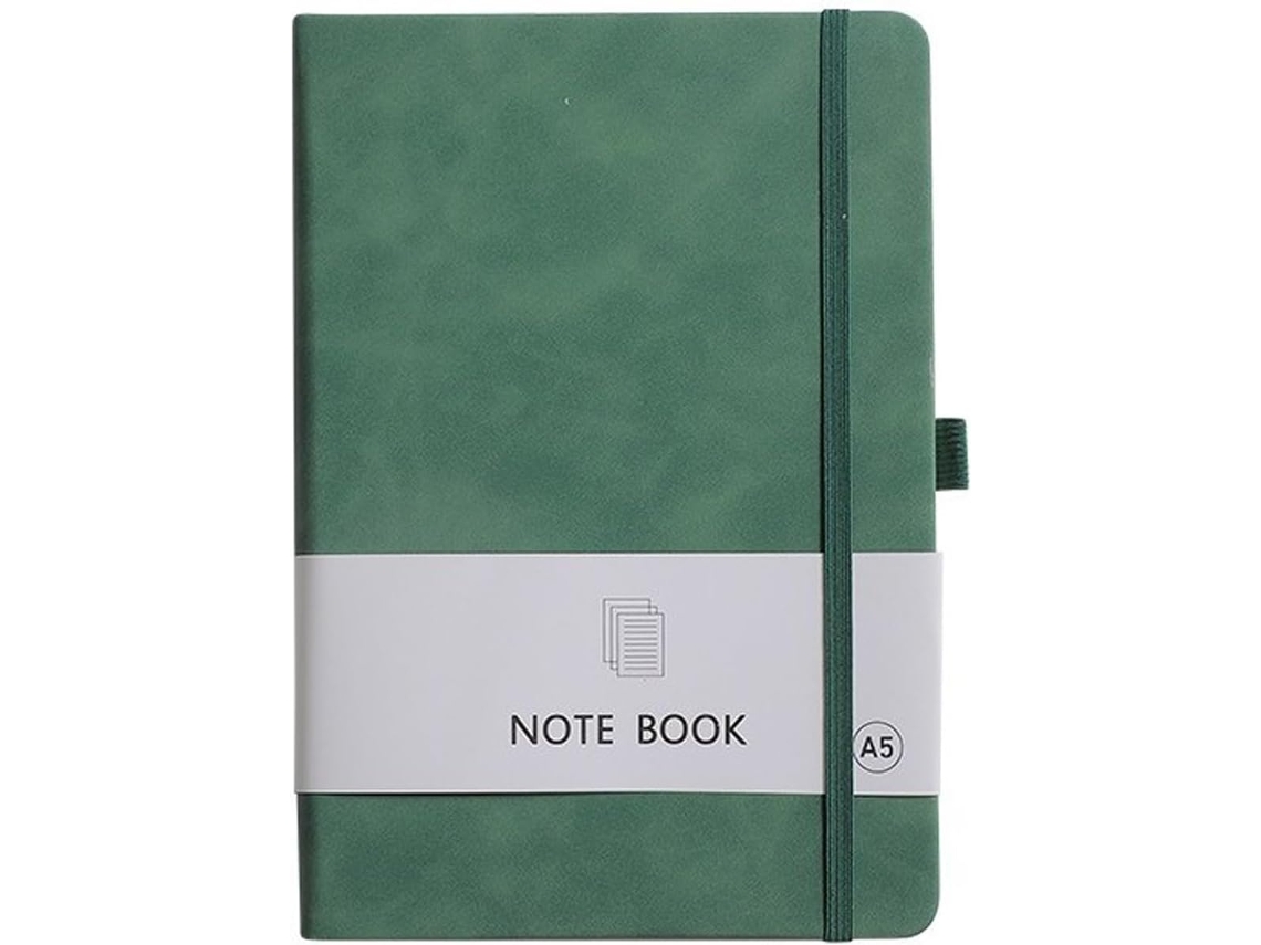 Lurelia Caderno Em Couro Sintético Com Capa Dura, Pautado, Com Papel Grosso, Com Porta-caneta, Clássico, A5, 1,75 X 2,43 Mm, 200 Páginas