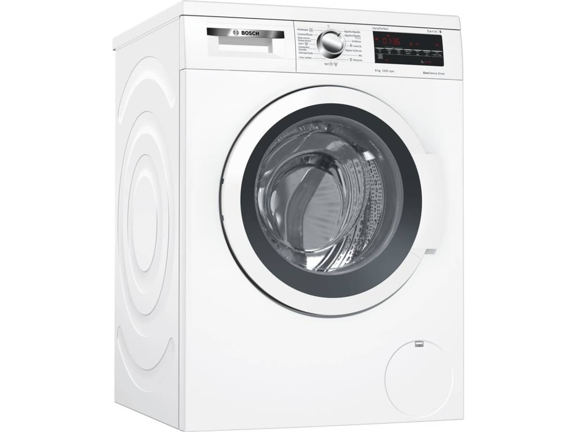 Máquina de Lavar Roupa BOSCH WUQ24468ES (8 kg - 1200 rpm - Branco)