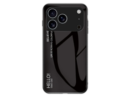 Capa Para Celular Iphone 17 Pro Antirriscos - Preta