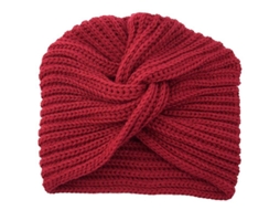 2026 gorro de Lana Tejido para Mulher com Design de Cruz Casual Elegante