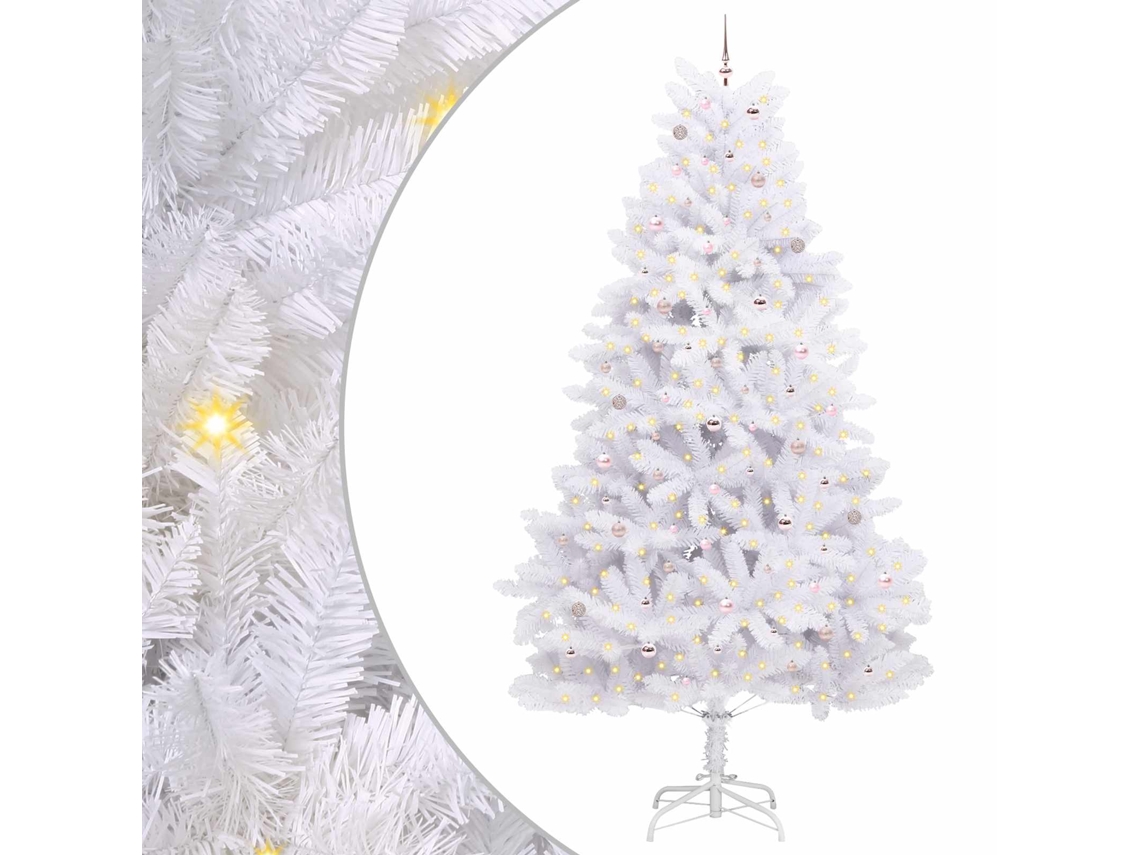 Árvore De Natal Artificial Vidaxl Branco Pvc (300 Cm)