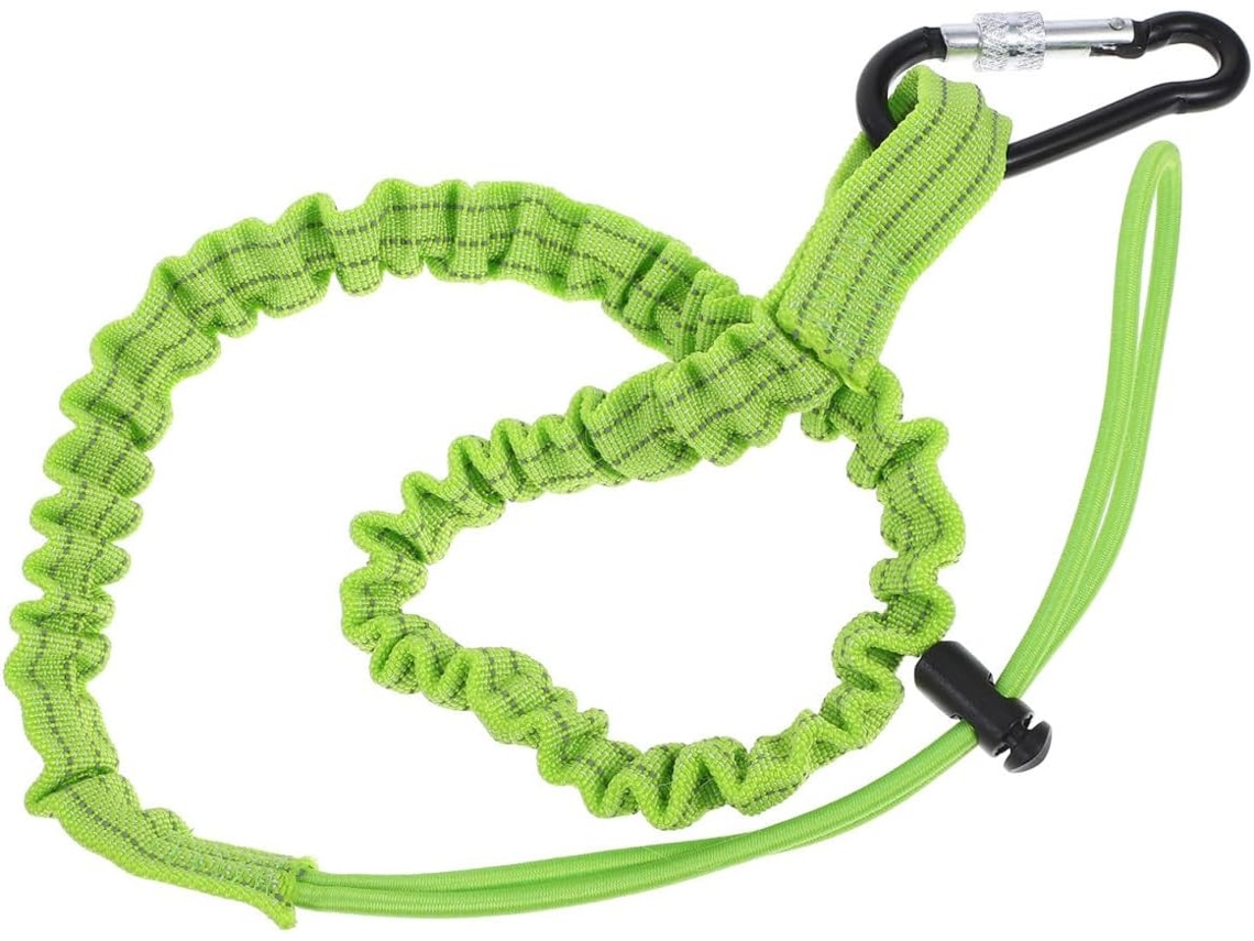 Conjunto De 3 Cordões Retráteis Para Ferramentas, Mosquetão De Metal, Cabo Resistente E Fecho De Alumínio Para Técnicos