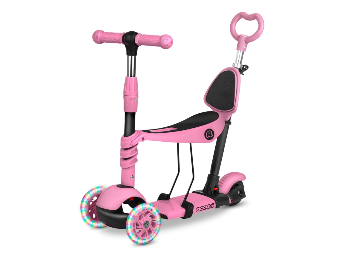 Trotinete De Três Rodas Ricokids Todi Rosa
