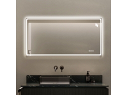 Espelho Banheiro Led 60x120cm Sem Moldura Antiembaçante VELTRIX