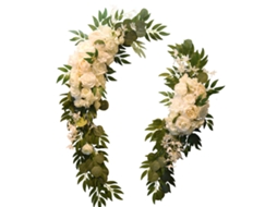 Laxiscreed Flores Artificiais Para Decoração De Casamento, Arco E Sinal De Boas-vindas
