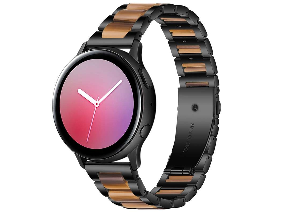 Bracelete Aço Inoxidável + Resina Quartzo para Garmin Legacy Hero First Avenger