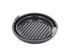 Forma Redonda De Silicone Cinza Para Fritadeira A Ar